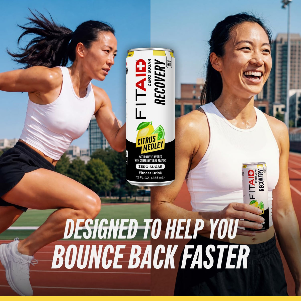 FITAID Post Workout Recovery,Citrus Medley Zero Sugar-4 pk