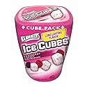 ICE BREAKERS ICE CUBES Raspberry Sorbet Chewing Gum (Sugar Free, 40-Count Pieces, Pack of 8)