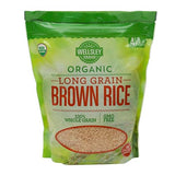 Wellsley Farms Organic Long-Grain Brown Rice, 4 lbs. - PACK OF 2