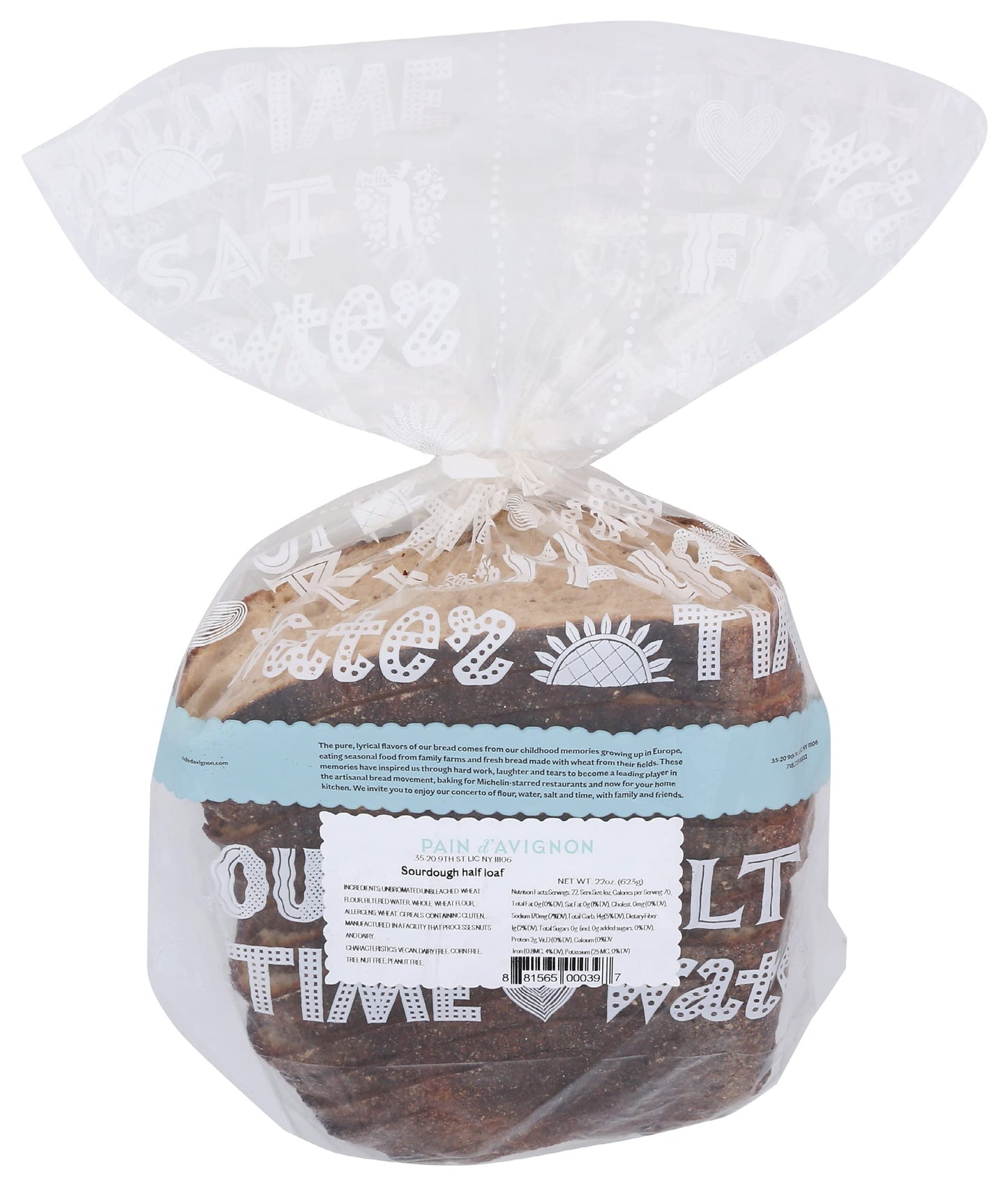 Pain Davignon Half Loaf Sourdough Bread, 22 OZ