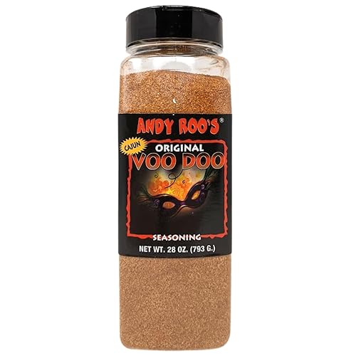 Andy Roo's No MSG Voodoo Creole Seasoning, 28 Ounce Shaker