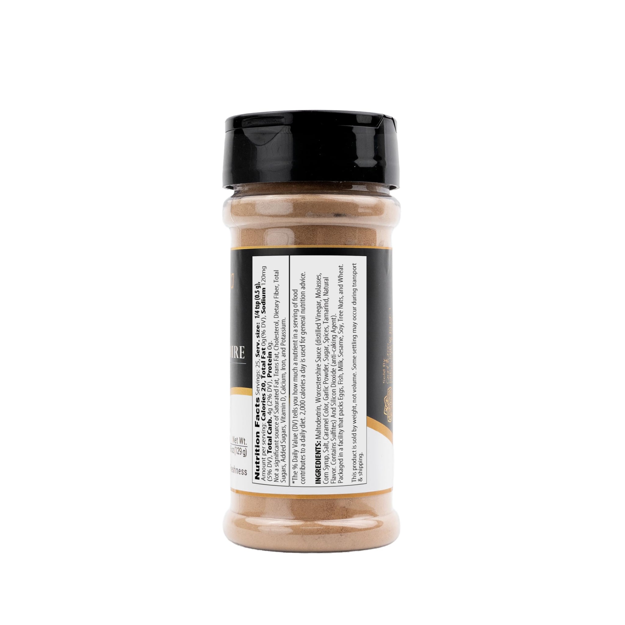 GranAroma Worcestershire Sauce Powder, Tangy, Savory Seasoning for Cooking, Marinades, & Snacks (4.56 Ounce)