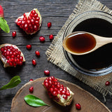 Little Caria Organic Pomegranate Molasses - USDA Organic, Mediterranean Superfood, No Added Sugar, No Additives, 11.6 oz