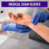 Dre Health Synthetic Nitrile Disposable Gloves Large -100 Pack -Latex Free Medical Gloves