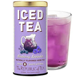 The Republic of Tea Beautifying Botanicals® Beauty Blueberry Lavender Herbal Iced Tea Bags (8 count)