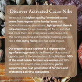 ORA Organic Cacao Nibs, 4oz - Unsweetened, Ethical, Regenerative, Heavy Metals Tested