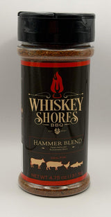 Whiskey Shores Hammer Blend - Cajun Blackening Seasoning for Redfish, Shrimp & Chicken, Cast Iron Creole Spice Rub with Smoky Heat, All Natural, No