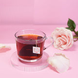 Little Red Tea House English Breakfast Tea for Health & Wellness | Black Tea Bags | Pyramid Tea Infusers Presentation Box Tea Gift Set | For Tea