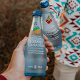 Clearly Canadian Sparkling Flavored Water, 11 oz Glass Bottles - Variety of Refreshing Flavors, Premium Carbonated Beverage, Available in 12-Pack