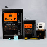 The Whistling Kettle Vineyard Peach Strawberry Tea - Sweet and Fruity Flavored Black Tea with Peach, Tangerine, and Strawberry- 4oz (72 servings)