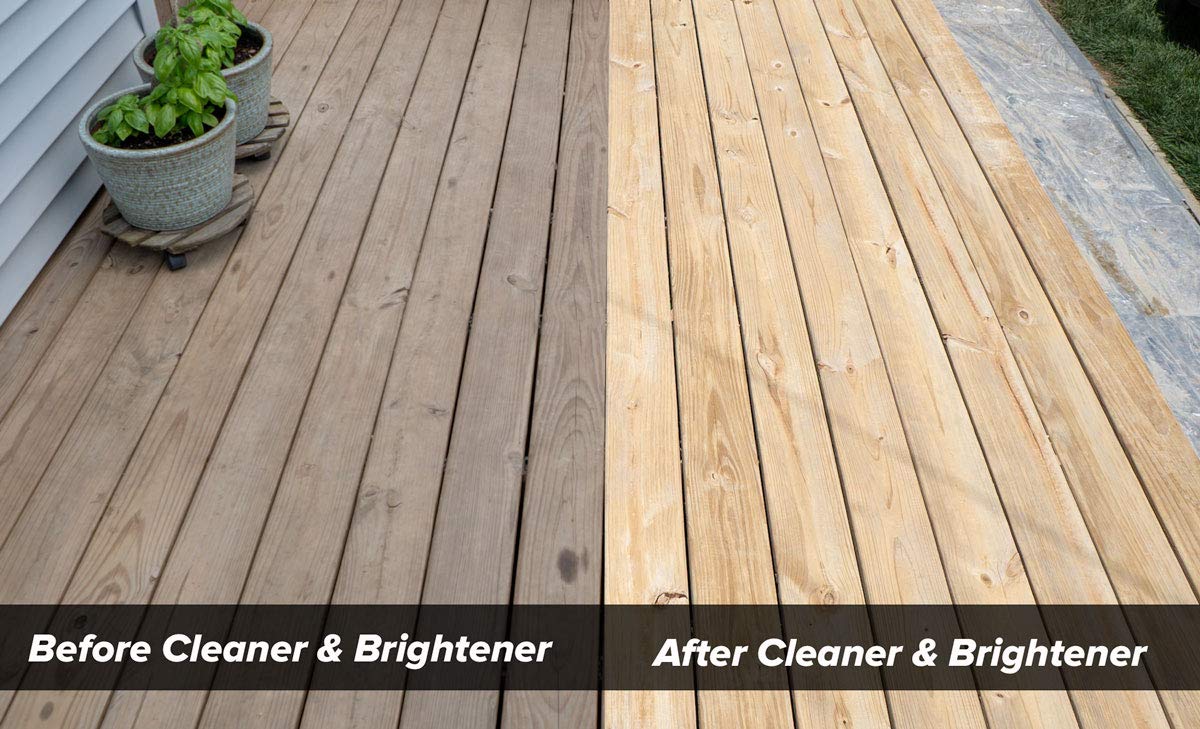 SaverSystems #1 Deck Wood Cleaner - 2.25 lbs - Makes 5 Gallons of Wood Deck Cleaning Solution