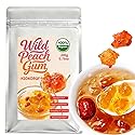 Premium Wild Peach Gum Resin - 7.05oz (200g) | All-Natural, Gluten-Free, Zero Sugar | Vegan Superfood for Soups, Desserts & Herbal Tea