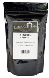 Elmwood Inn Fine Teas, Chinese Sencha Green Tea, 16-Ounce Pouch