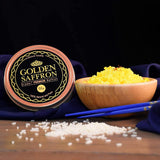 Golden Saffron, Finest Pure Premium All Red Saffron Threads, Grade A+ Super Negin, Non-GMO Verified. For Tea, Paella, Rice, Desserts, Golden Milk
