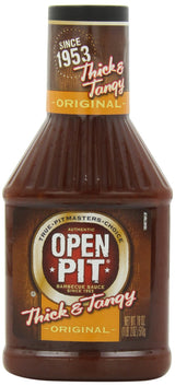 Open Pit Thick & Tangy Barbecue Sauce, Original, 18 Ounce (Pack of 6)