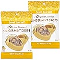 Bulk Ginger Candy Drops - 1.25lbs Gingermint Hard Candy Individually Wrapped - Nausea Relief and Digestion Aid | Natural Ginger Flavor with Soft