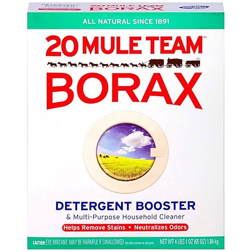 Borax Laundry Booster 65oz (Pack of 8) | Bundle Edition