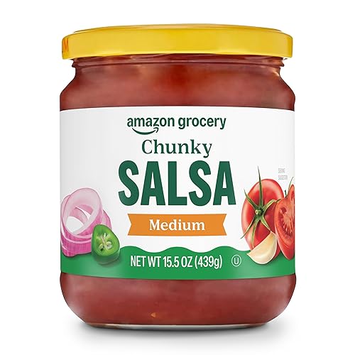 Amazon Grocery, Chunky Salsa, Medium Heat, 15.5 Oz