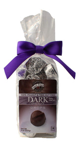 Vermont Nut Free Chocolates Drops (Dark Chocolate) 7.8 Ounces, Nut-Free, Egg-Free, Kosher