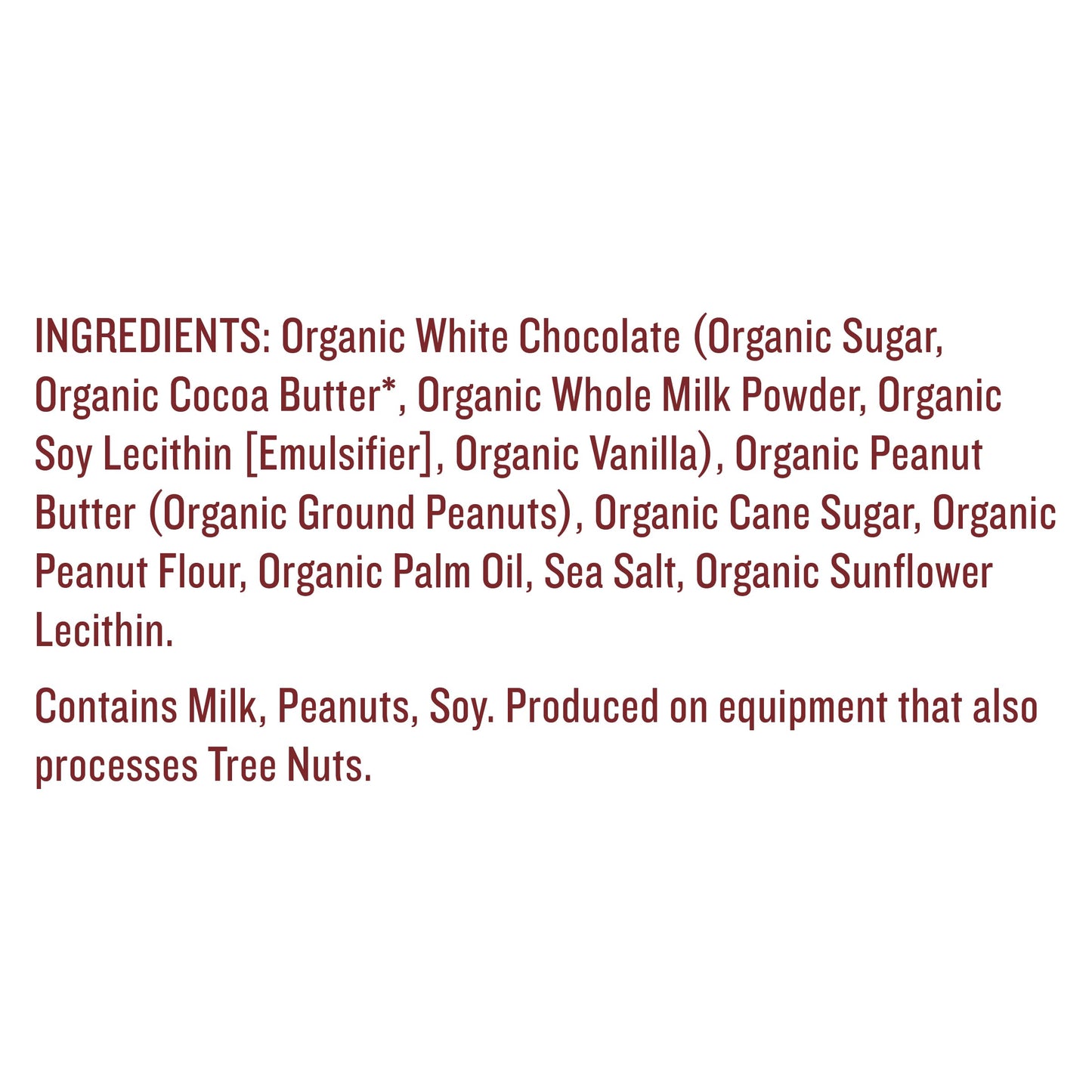 Justin's Nut Butter Organic Peanut Cups, White Chocolate 1.4 oz