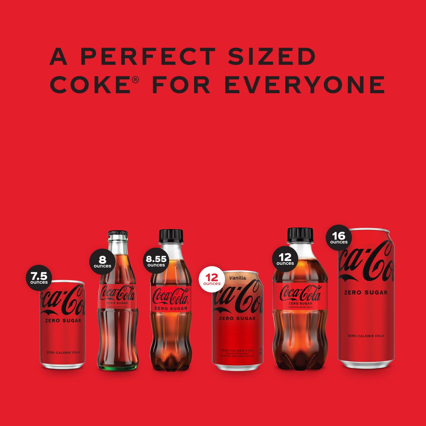 Coca-cola Zero Vanilla Calorie Free, 144 Fl. Oz (Pack of 2) By Goinsane