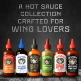 Melinda’s Craft Wing Collection - Craft Wing Sauce & Condiment Gift Set for Buffalo Wings - Black Truffle Hot Sauce, Thai Sweet Chili, Japanese BBQ