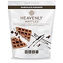 Heavenly Waffles® Mix, Chocolate Espresso, 11g Protein, Yogurt Based, Healthy and Nutritiously Balanced, Superior Tasting Waffles and Pancakes, 13.5 oz Pouch