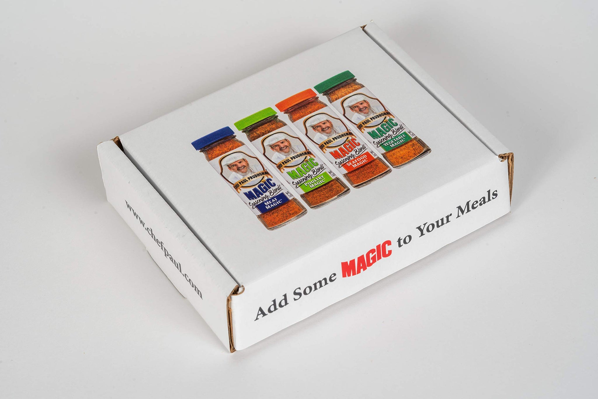 Chef Paul Prudhomme's Magic Seasoning Blends ~ Magic 4-Pack, Qty. 4 2-Ounce Bottles