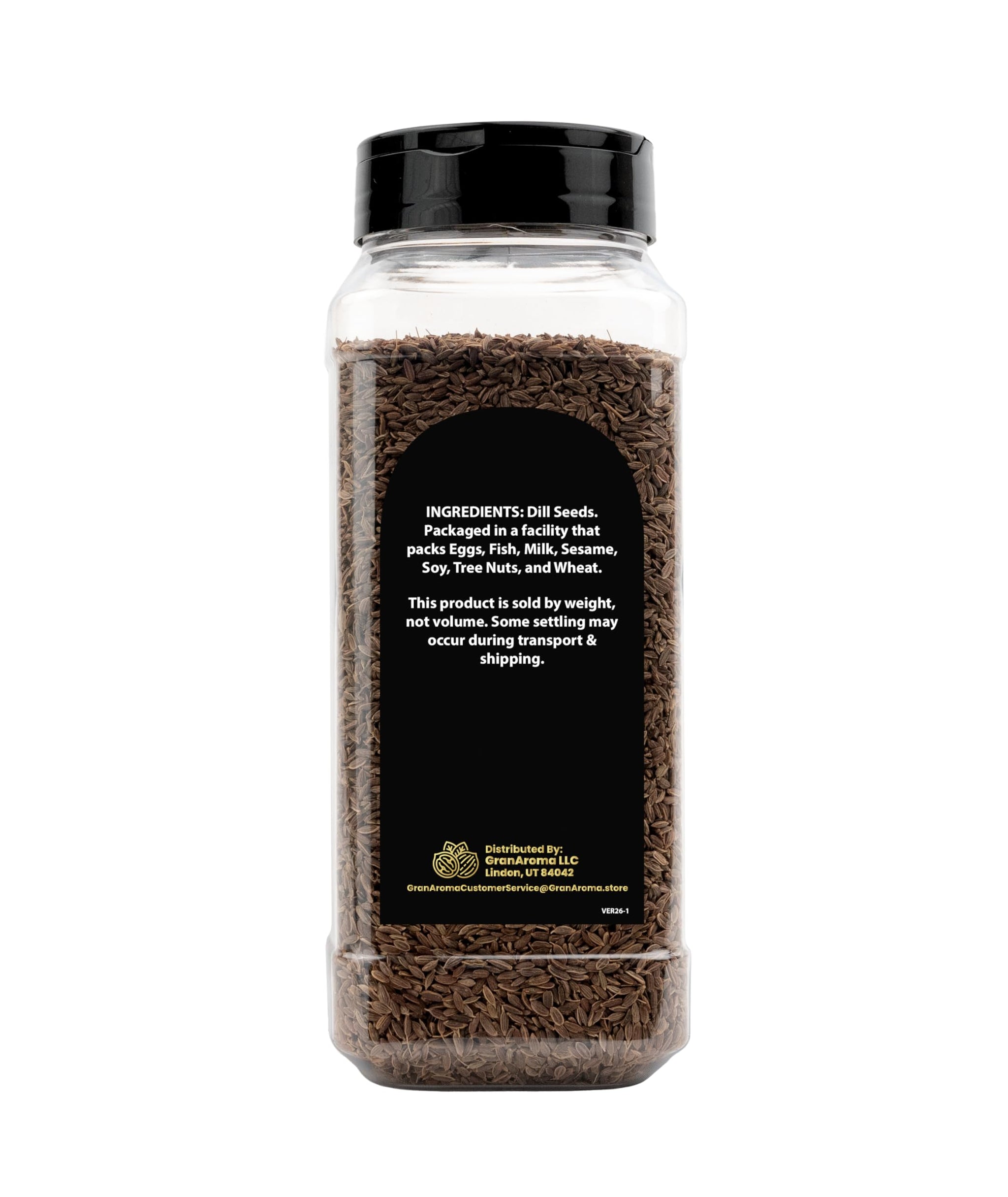 GranAroma Whole Dill Seeds, Bright Flavor, Pickling & Brining, Versatile Ingredient (1 Pound)