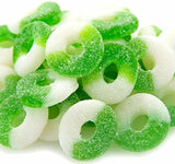 FirstChoiceCandy Gummy Rings Candy (Green Apple, 1 Pound (Pack of 1))