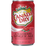 Canada Dry Cranberry Ginger Ale - 7.5 Fl Oz, 30 Count