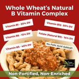Papa Vince Organic Italian Pasta - Imported Whole Wheat Heirloom Grain from Italy: Non-Enriched, Bronze Die-Cut, High Fiber, Slow Carb, Slow-Dried
