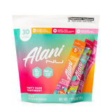 Alani_Nu Energy Drink Mix Variety Pack + QueBuy Reusable Straw (30 Count. Value Pack) - 200mg Caffeine - 0g Sugar - Orange Kiss, Cherry Slush & Pink