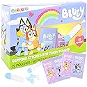 Bluey Dipping Sticks with Candy Powder Classroom Exchange Kit, Individual Packets for Party Favors, 22 Pouches
