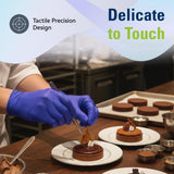 SWIFTLITE Disposable Nitrile Gloves, Food Safe, Latex-Free Powder-Free, Kitchen Rubber Gloves for Cooking, Cleaning and Food Prep (Medium, 100)