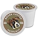 Boxer Coffee Hazelnut Naturally Flavored Pods compatible with Keurig K-Cup, 48 count