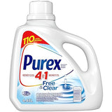 Purex Free and Clear Liquid Detergent for Sensitive Skin, 4.43 Liters (Packaging May Vary)