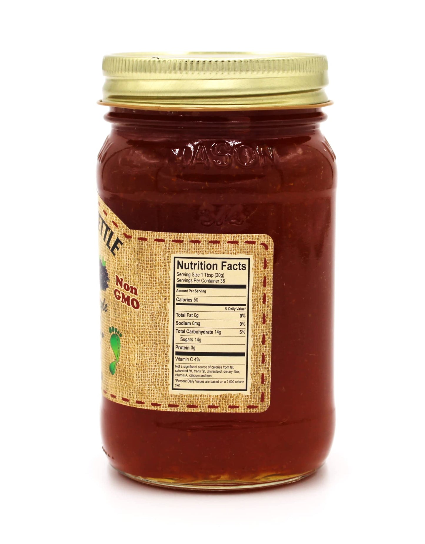 The Dutch Kettle T.O.E. Jam - Gourmet Homestyle Sweet Fruit Spread - Amish-Made with the Finest Tangerine, Orange, & Elderberry Flavor for Homemade