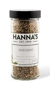 Hanna's Oregano Greek, Turkish, Herbs, Premium Quality, 4 fl oz Glass Jar