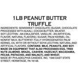 Philadelphia Candies Dark Chocolate Peanut Butter Truffles Net Wt 1 lb