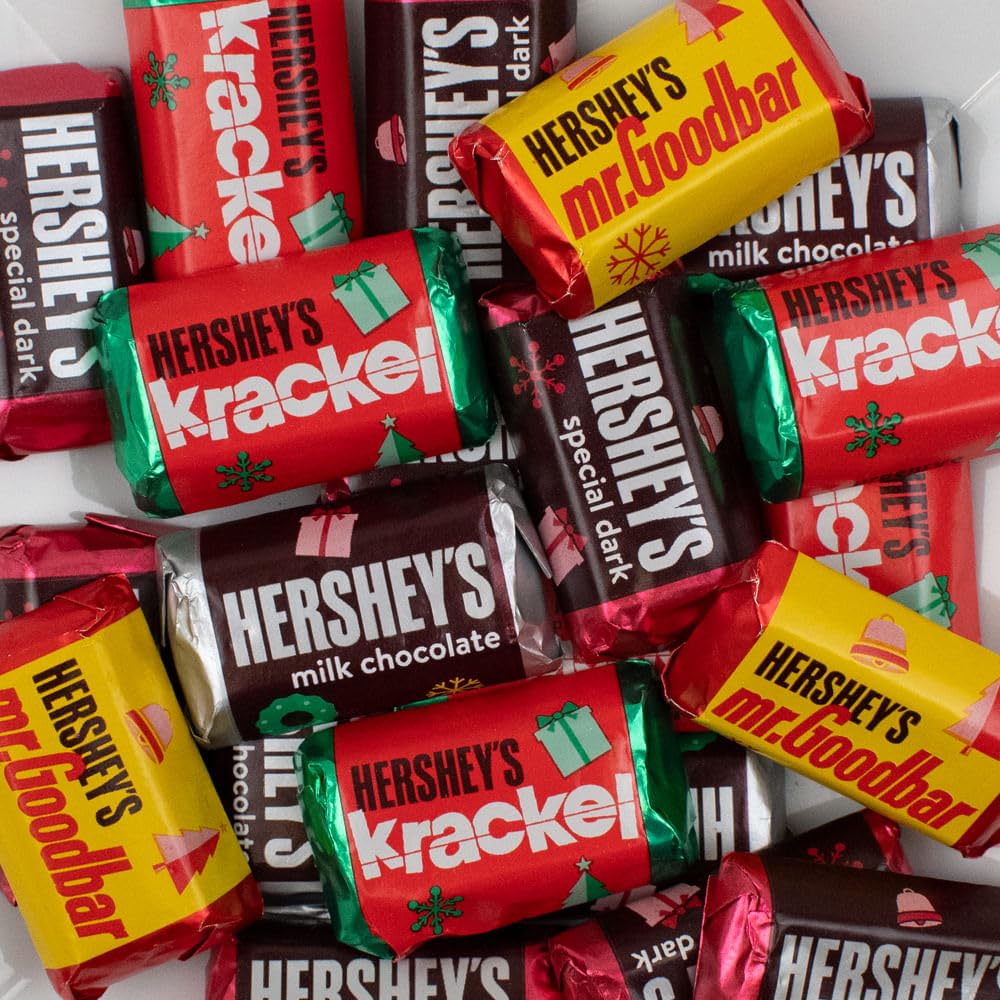 5lb Christmas Candy Miniatures Holiday Mix Candy Bars Assorted (5lb bag)