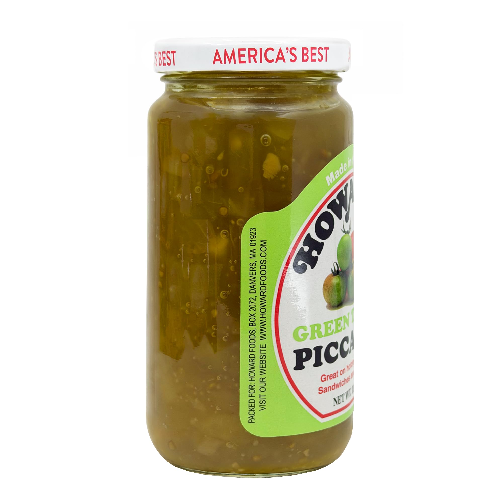 Howard’s Green Tomato Piccalilli 11 oz (312g) | Classic Relish | Great on Hot Dogs, Burgers, Sandwiches & Relish Trays | Gluten Free [Pack of 2]