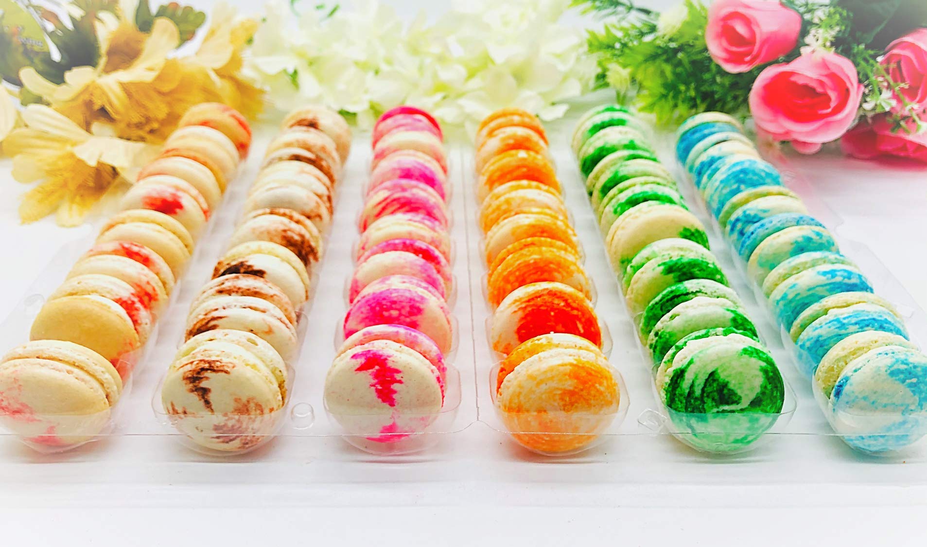 Cheesecake Macaron Set | 48 Pack Assorted Gluten Free Macarons