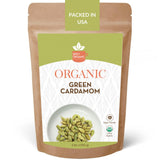 SPICY ORGANIC Green Cardamom Pods - 3 lb - Whole Cardamon Seeds for Authentic Spice Flavor, Natural Cardamon Pod for Tea, Cooking, and Baking- USDA