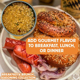 Breakfast & Brunch Seasoning Set - Artisanal Spice Blends Six Pack | Authentic Small Batch Seasonings | 6 Gourmet All Natural Spices | Hand Packed