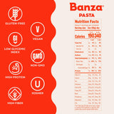 Banza Elbows Pasta from Chickpeas - Gluten Free, High Protein, and Lower Carb Protein Elbows Chickpea Pasta - 8oz