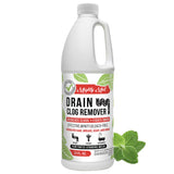 Mighty Mint Drain Clog Remover, Safe for Pipes and Septic, Dissolves Hair & Grease, Clears Blocked Drains and Deodorizes, Natural Mint Scent, 32oz