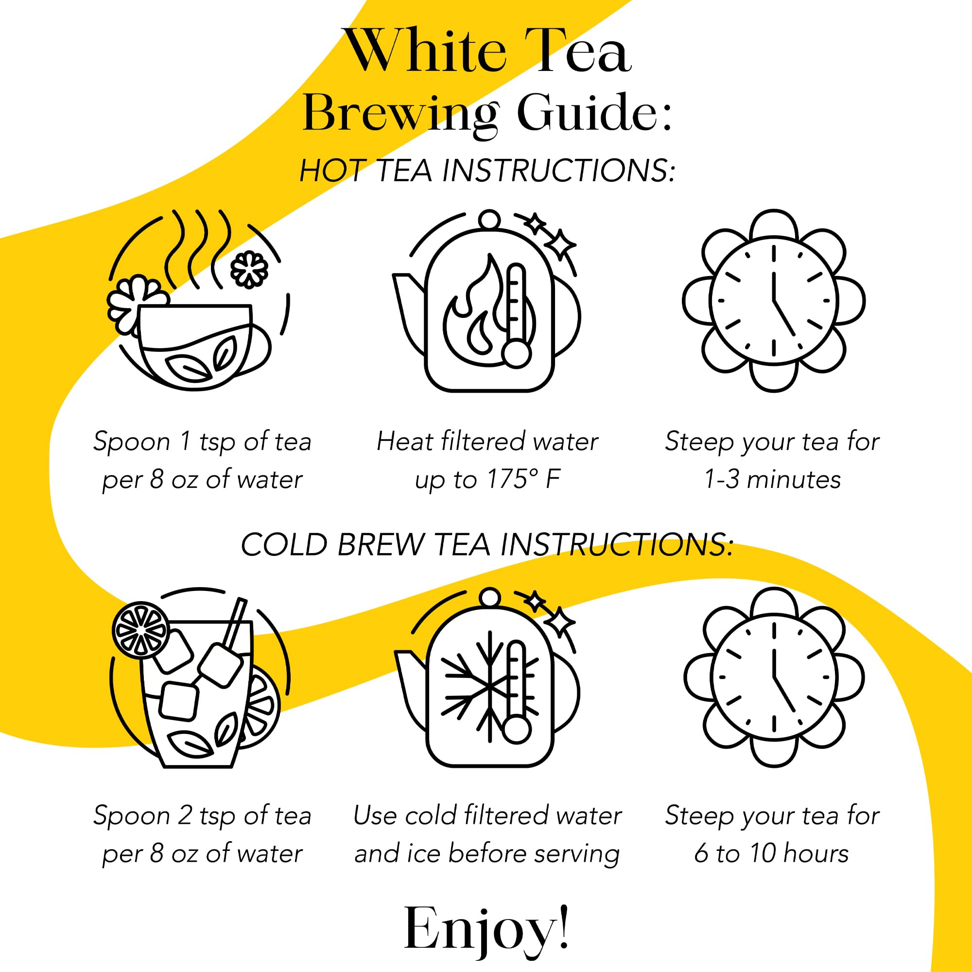 MyRoyalte Exquisite Jasmine Lychee White Tea Blend - 1.3 oz Fragrant White Tea Infused with Sweet Jasmine and Refreshing Lychee Flavors - 100% Natural