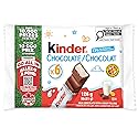 Kinder Chocolate Single Bars, 6-Pack. Individually Wrapped Milk Chocolate Bars (126g)
