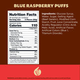 Blue Raspberry Puffs Gummy Candy | 2-Pound Bag | Baby Shower Treats